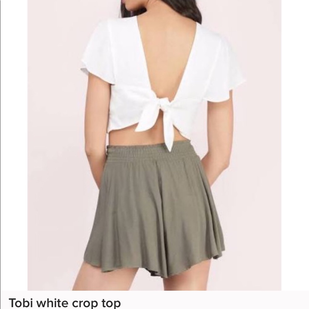 Tony white crop top - Picture 2 of 5